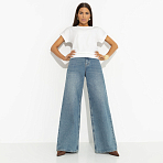 Футболка Искусство строить глазки . Состав: 65% п/э, 30% вискоза, 5% спандекс