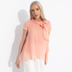 Блуза Невероятная красотка (персик). Состав: 100% п/э
