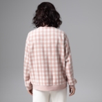 Бомбер Движение вперед (розовый). Состав: 60% полиэстер, 20% вискоза, 15% акрил, 5% хлопок