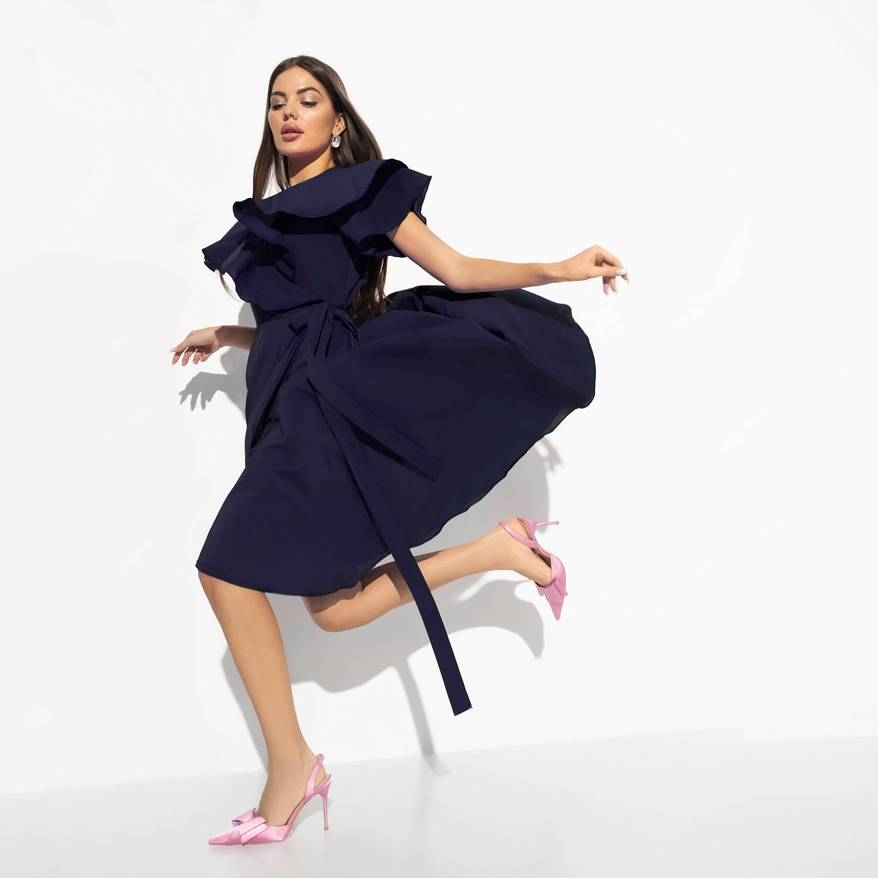 Платье Счастье влюбленности (красотка, нью). Состав: 98% п/э, 2% спандекс