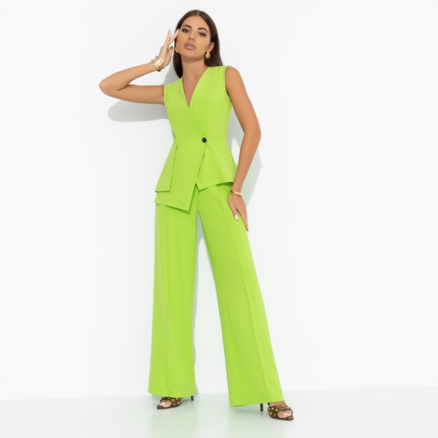 Брюки Создавай настроение (лайм) 