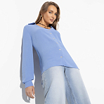 Блуза Сбежим из офиса (chic sky). Состав: 95% п/э, 5% спандекс