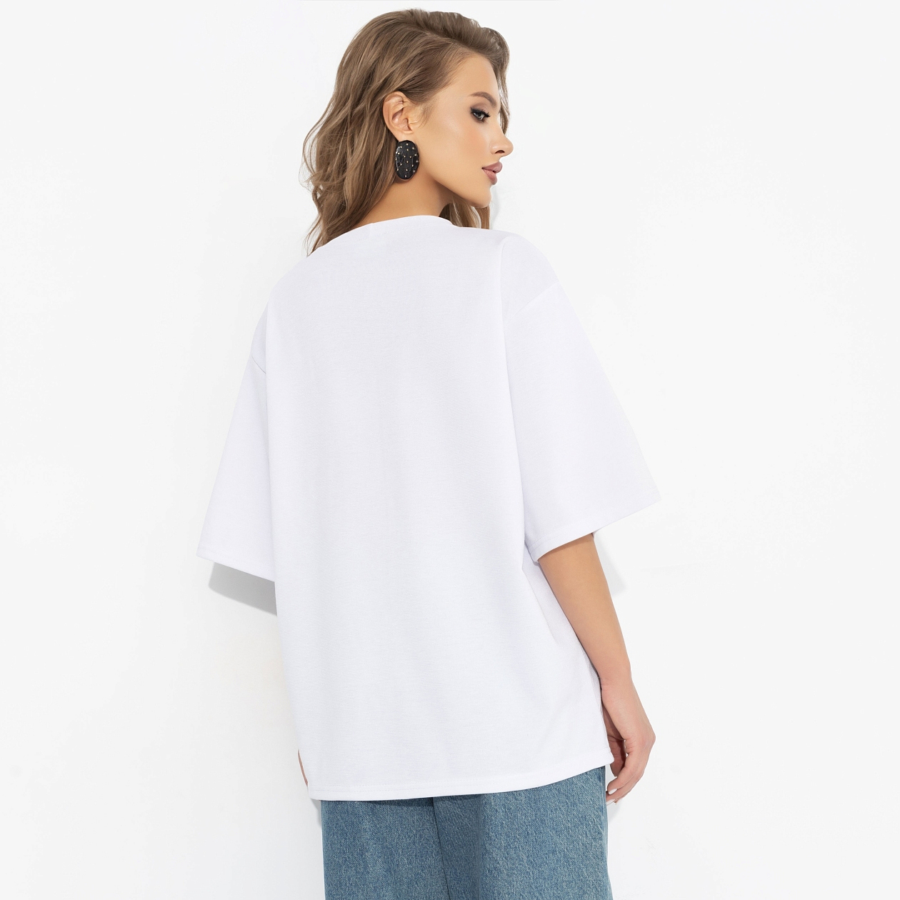 Футболка Идеальная гармония (стильная). Состав: 65% п/э, 30% вискоза, 5% стрейч