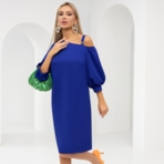 Платье Тайна шикарной красотки (электрик). Состав: 95% п/э, 5% эластан