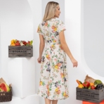 Платье Всегда в выигрыше! (эффектная, с поясом). Состав: 80% п/э, 20% вискоза