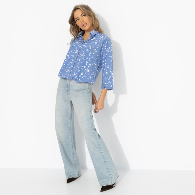 Блуза Твой личный тренд (небесная) 