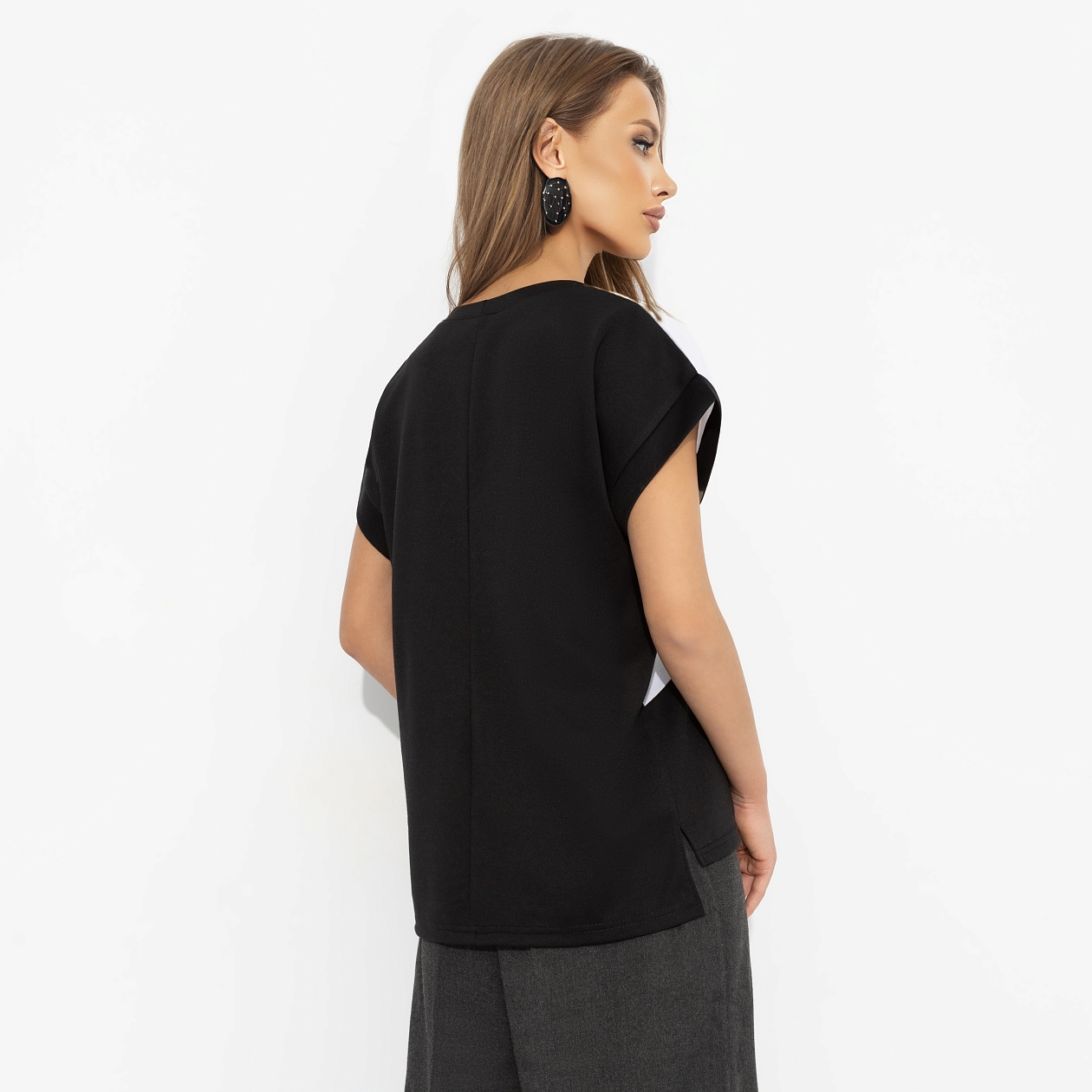 Футболка Хочу чуда. Состав: 65% п/э, 30% вискоза, 5% стрейч