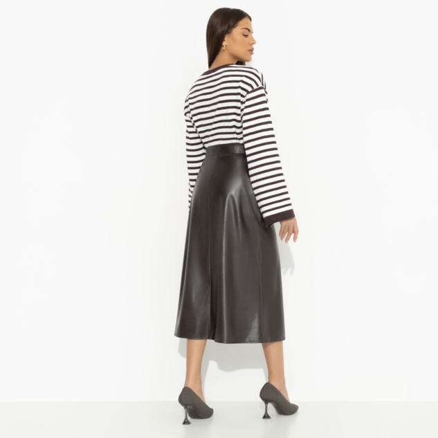 Юбка Откровенно шикарная (коричневый) 