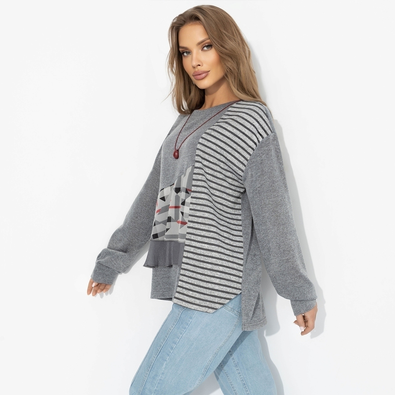 Выбираю себя (стайл). Состав: 65% полиэстер, 30% вискоза, 5% спандекс