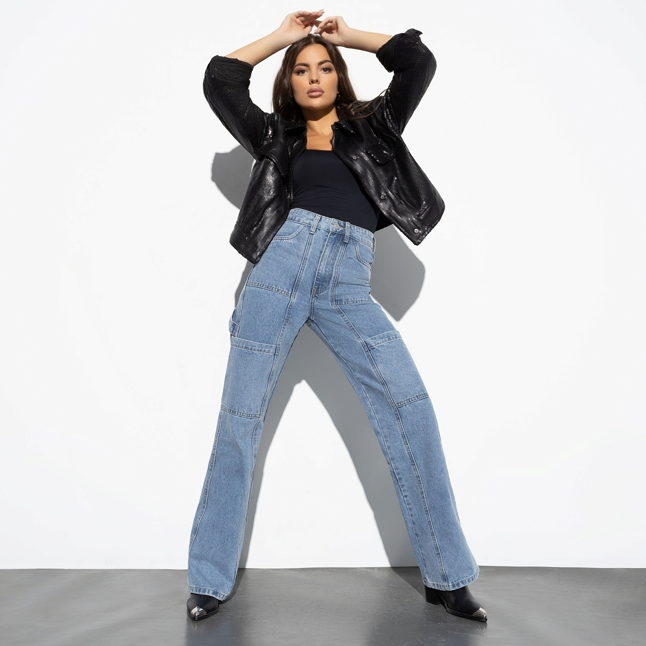 Ankona (middle blue). Состав: 100% хлопок