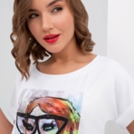 Футболка Летний вайб (милк). Состав: 95% хлопок, 5% эластан