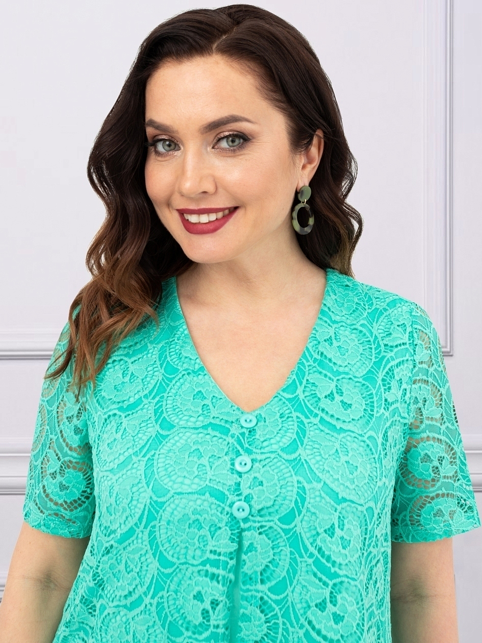 Платье Светская леди. Состав: 65% п/э, 30% вискоза, 5% спандекс