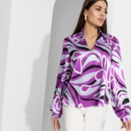 Блуза Личные границы (violet rose). Состав: 100% полиэстер