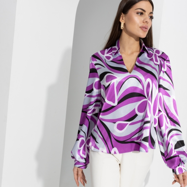 Блуза Личные границы (violet rose) 