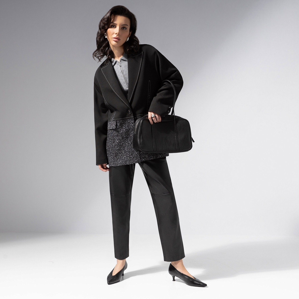 Жакет Решительный ход (оригинал). Состав: 65% п/э, 30% вискоза, 5% спандекс