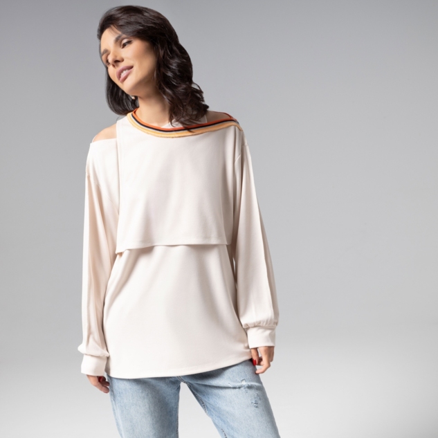 Лонгслив Преданная стилю (2 в 1) 