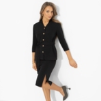 Костюм с юбкой Гордая и дикая (2 в 1, с поясом). Состав: 65% п/э, 30% вискоза, 5% эластан