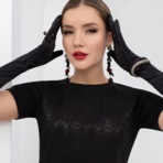 Платье Будь собой (уникальная). Состав: 95% п/э, 5% эластан