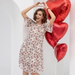 Платье Прекрасная композиция. Состав: 97% полиэстер, 3% эластан