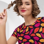 Платье Фантазийный перелив (яркая). Состав: 95% полиэстер, 5% эластан