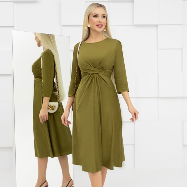 Платье Беспроигрышная формула (хаки) 
