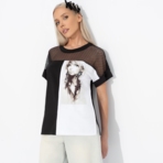 Футболка Ты в деле (girl). Состав: 65% п/э, 30% вискоза, 5% стрейч