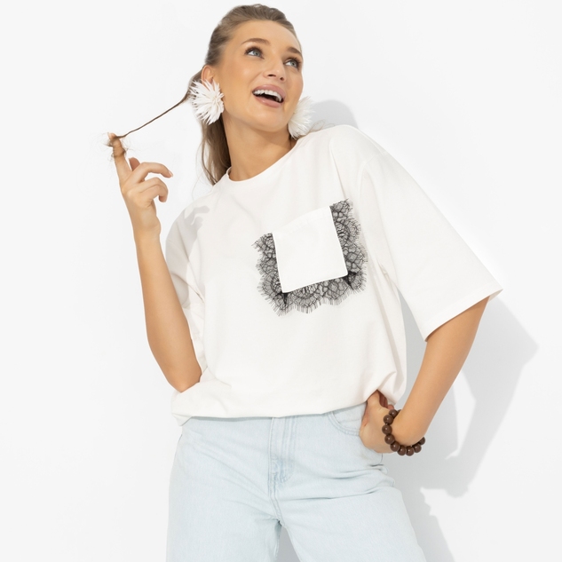 Футболка На стильной волне (белая) 