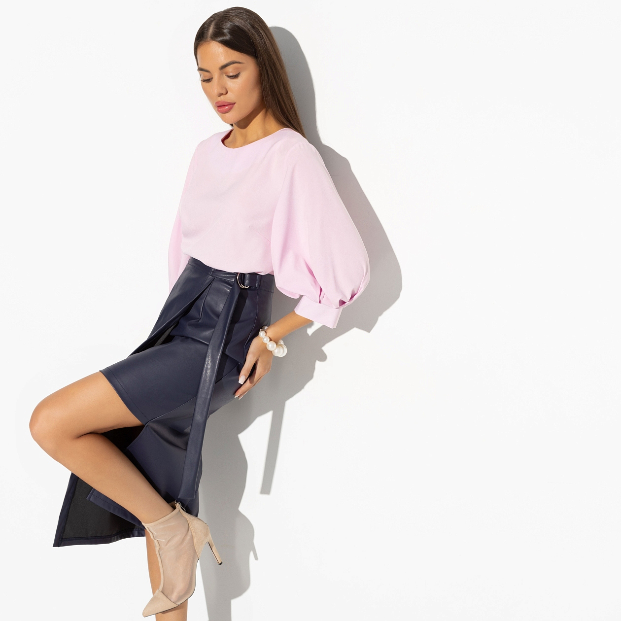 Блуза Модный романс (mon cher). Состав: 95% п/э, 5% эластан