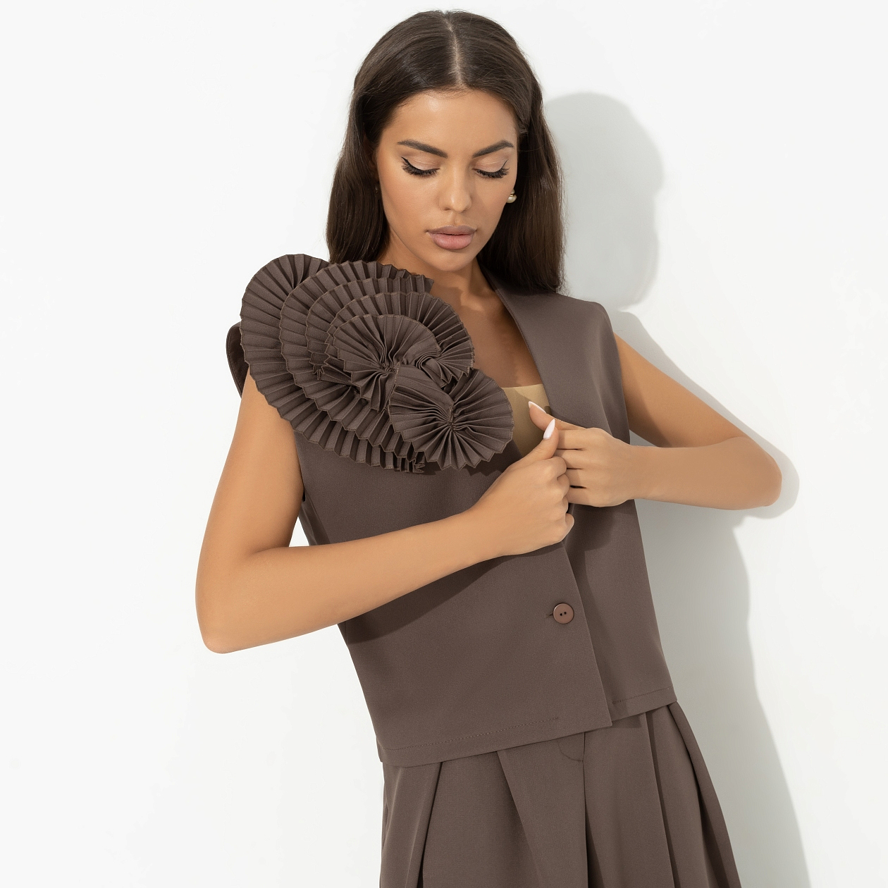 Жду продолжения (brown). Состав: 95% полиэстер, 5% спандекс