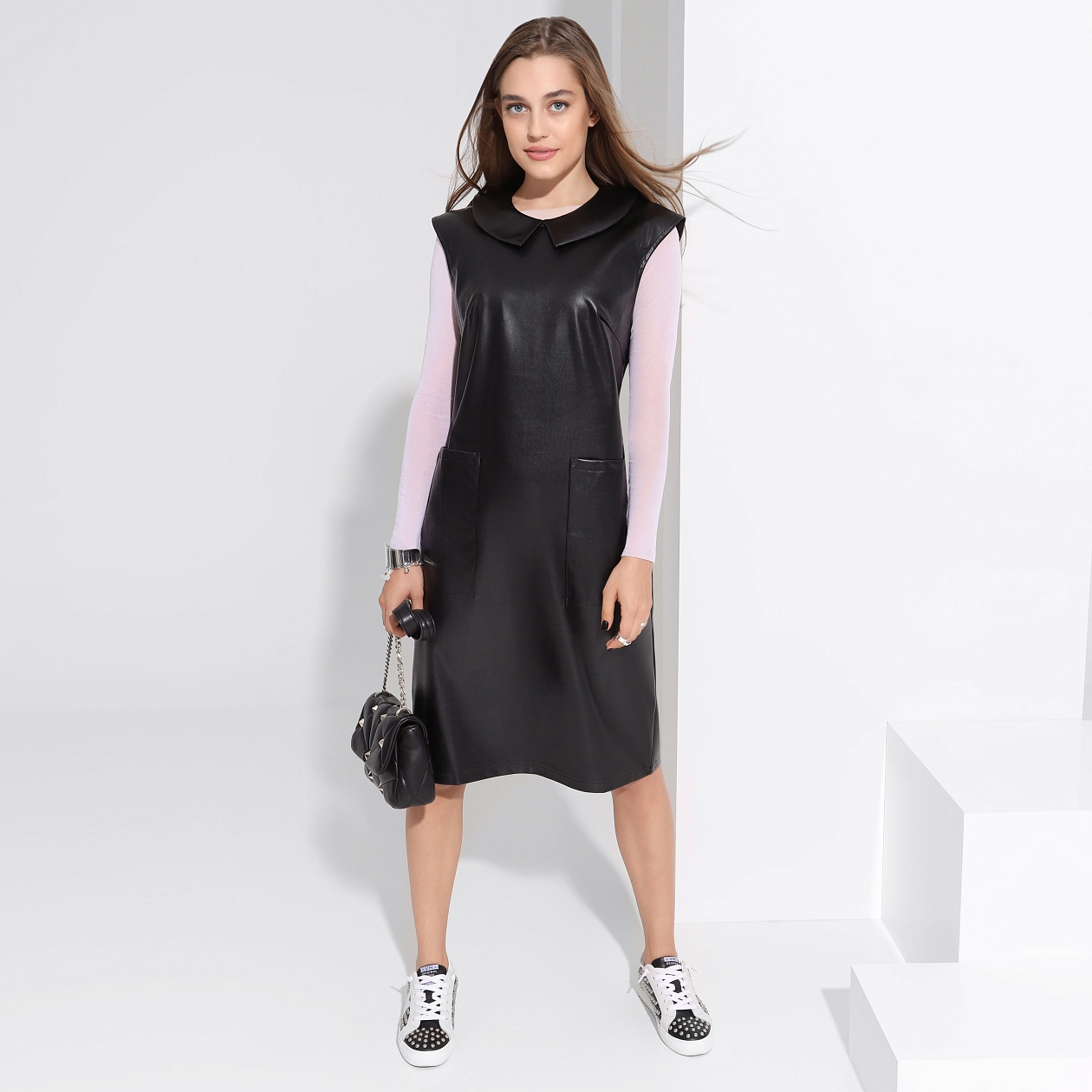 Сарафан Играю с огнем. Состав: 55% п/у волокно, 45% полиэстер