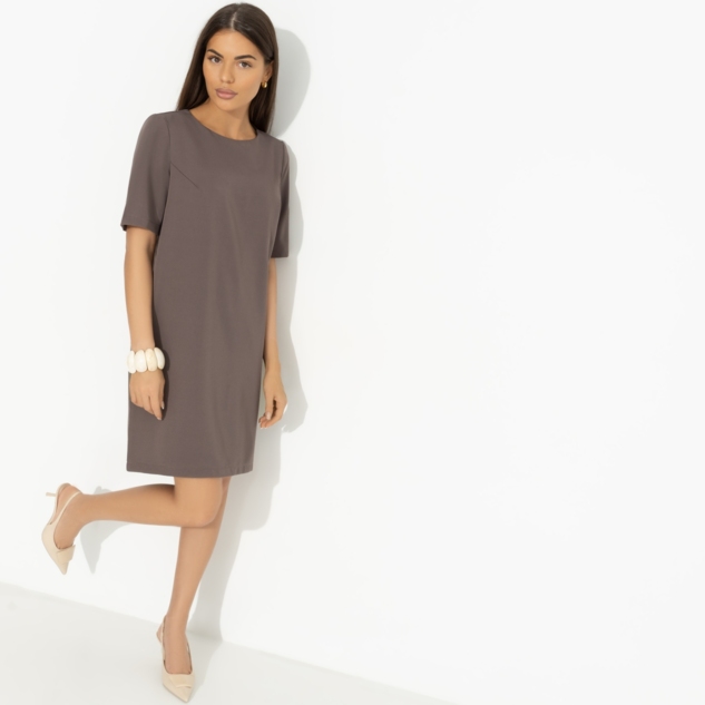 Платье Виртуальные будни (brown) 