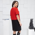 Платье Взаимные чувства. Состав: 96% п/э, 4% эластан