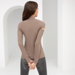 Водолазка Модный витамин (капучино). Состав: 65% п/э, 30% вискоза, 5% спандекс