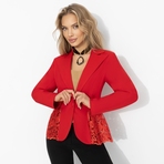 Жакет Не для всех. Состав: 95% полиэстер, 5% эластан