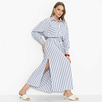 Платье-рубашка В самое сердце (тренд). Состав: 65% п/э, 30% вискоза, 5% эластан