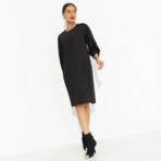 Платье Интересный подход (черный). Состав: 95% полиэстер, 5% эластан