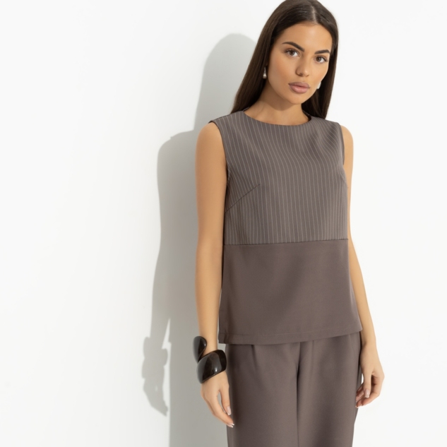 Блуза Кейт Мосс отдыхает (brown) 