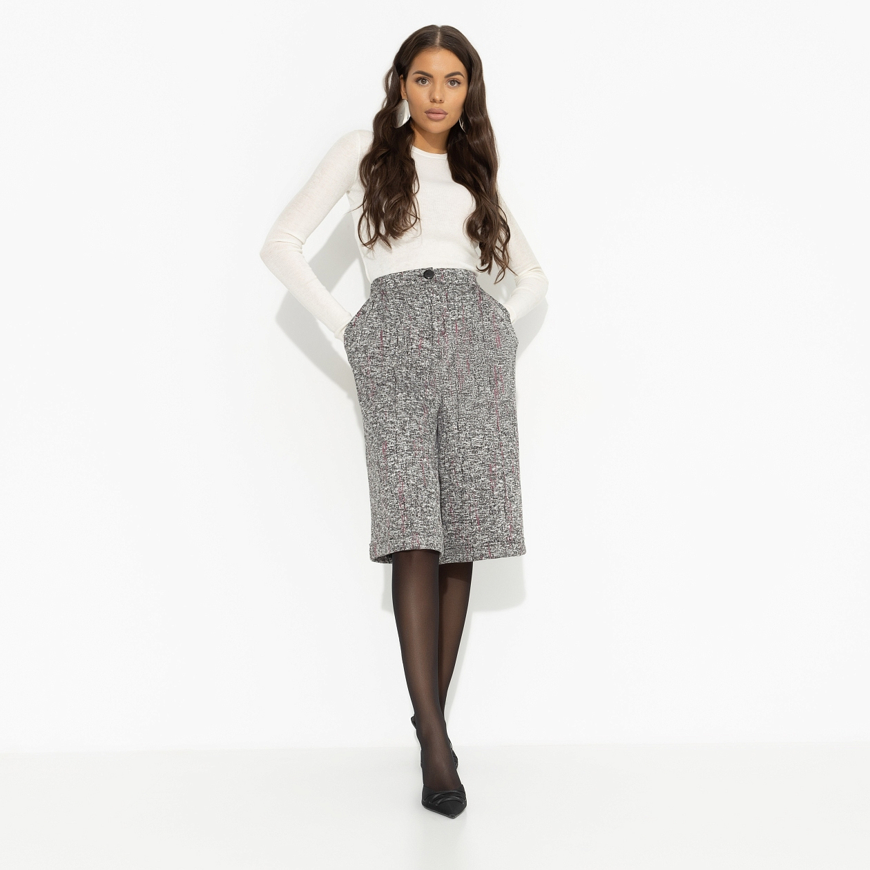 Кюлоты Неожиданный подарок. Состав: 95% полиэстер, 5% эластан