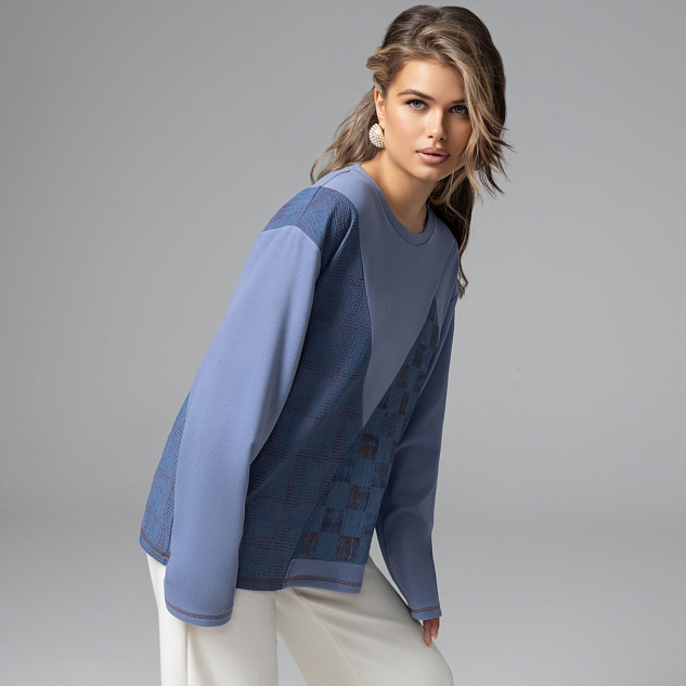 Лонгслив Стиль вне закона (голубой) 