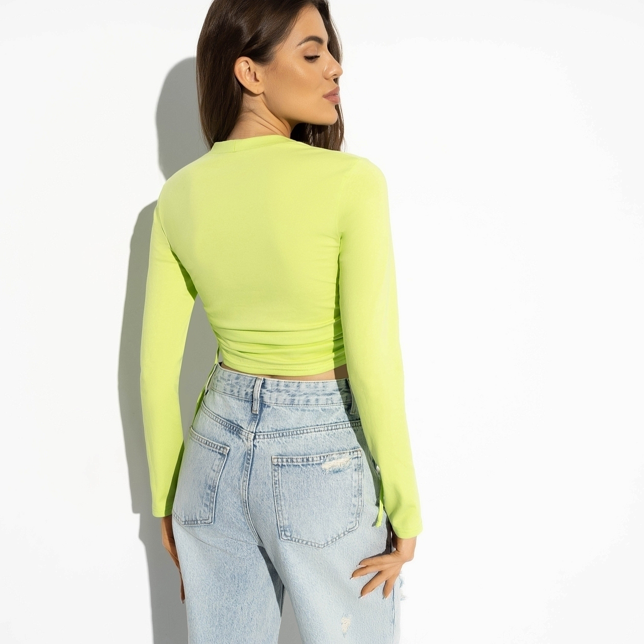 Лонгслив Акцентная штучка. Состав: 95% хлопок, 5% эластан