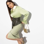 Горячий тренд (green). Состав: 55% п/у волокно, 45% полиэстер