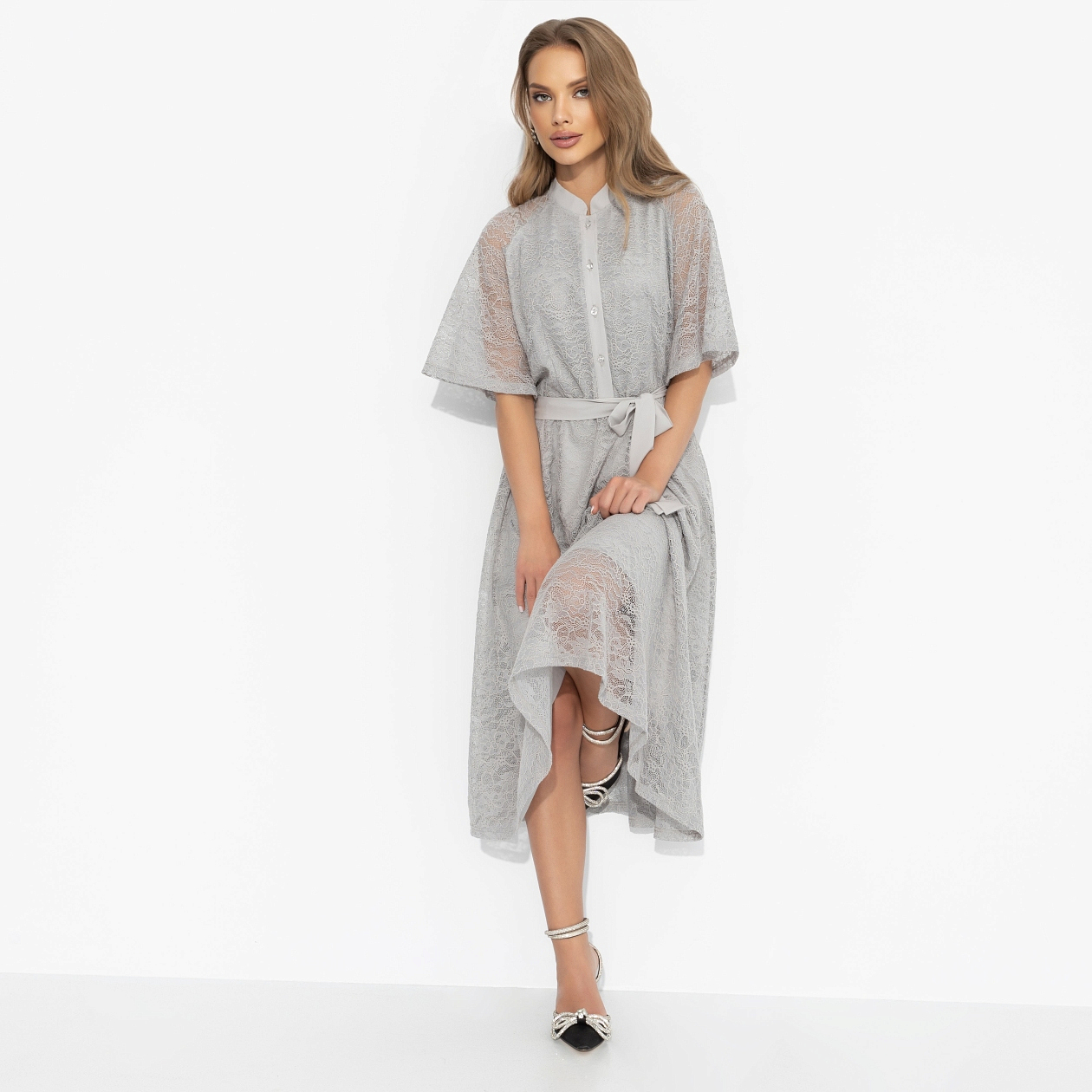 Платье Моя итальянская история (милан, с поясом). Состав: 95% п/э, 5% спандекс