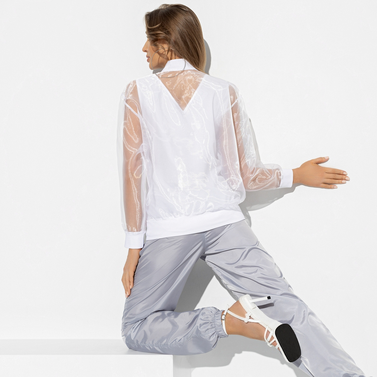 Бомбер Стильная локация (rock angel). Состав: 95% п/э, 5% спандекс