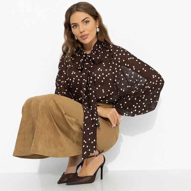 Блуза Привлекаю удачу (американо) 