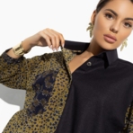 Жемчужина образа (люкс). Состав: 65% п/э, 25% лён, 5% вискоза, 5% спандекс