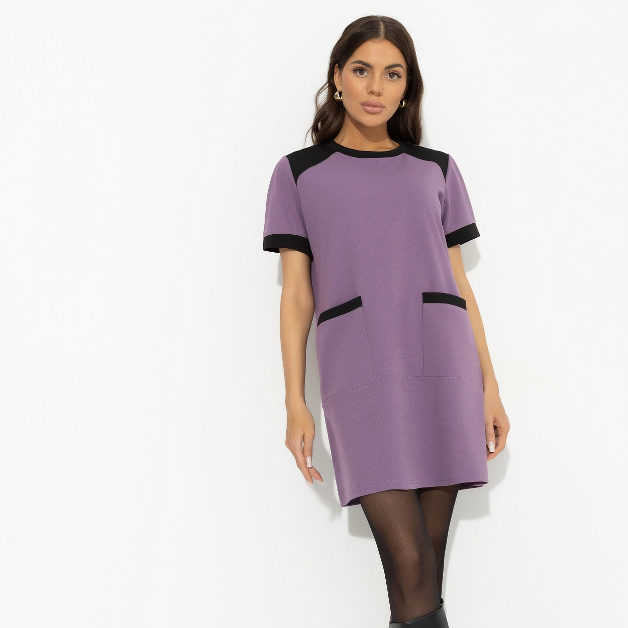 Платье За день до отпуска (lilac). Состав: 95% п/э, 5% спандекс