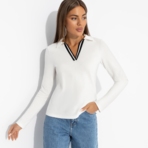 Поло Волна успеха (white). Состав: 97% хлопок, 3% лайкра