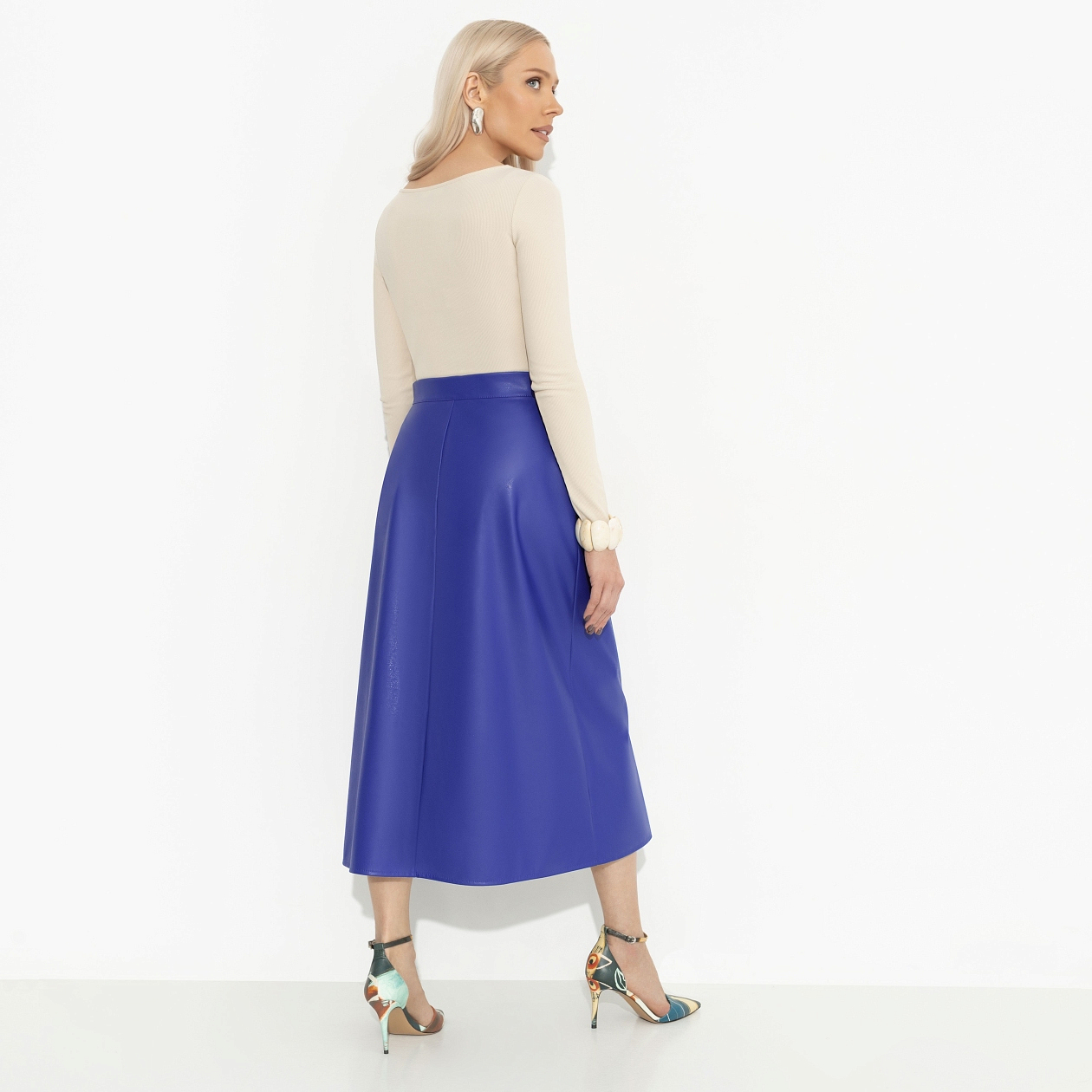 Откровенно шикарная (синий). Купить женский Юбка оптом от производителя.