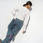 Блуза Стильный диалог (вайт). Состав: 95% п/э, 5% эластан