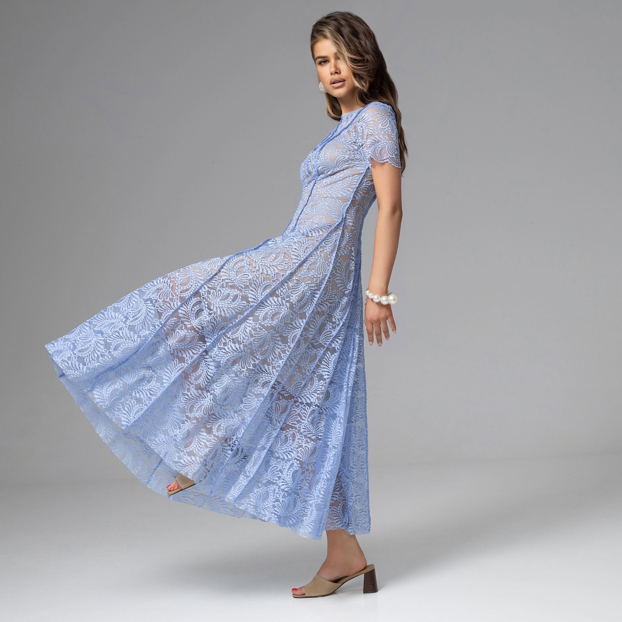 Платье Сфотай меня немедленно (нежное). Состав: 98% п/э, 2% спандекс